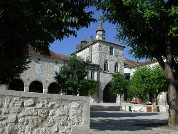 Monflanquin, la bastide vue du nord