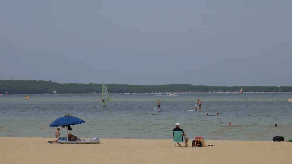 Plage surveillée Le Montaut