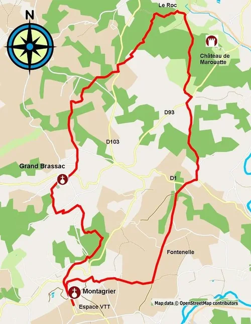 Coup de coeur de la base VTT de Montagrier