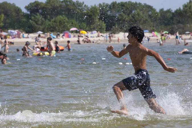 Plage surveillée de Bombannes