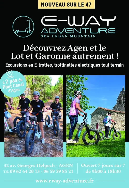 Circuit E-Way Adventure - Histoire de la truffe et village remarquable de Penne-d’Agenais