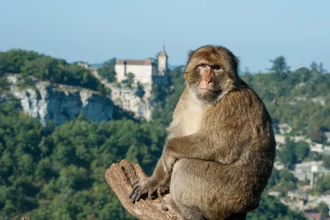 La Forêt des Singes, au milieu des macaques