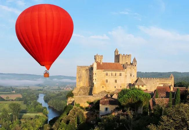 Montgolfière et Châteaux
