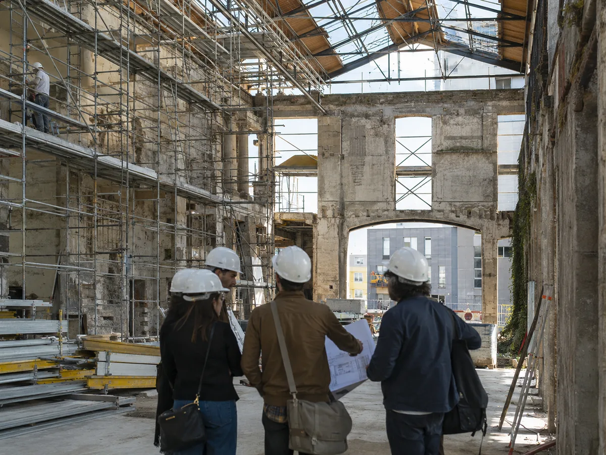 Le chantier de rénovation de La Manufacture CDCN